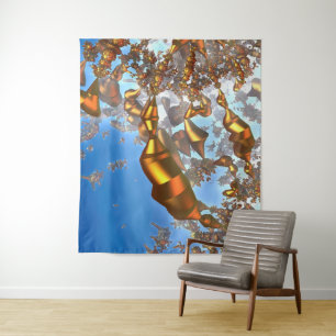 Gouden Potloden Tapijt  Wandkleed