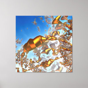 Gouden Potloden Uitgerekte Canvasprint Canvas Afdruk