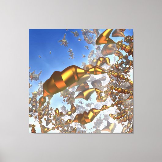 Gouden Potloden Uitgerekte Canvasprint Canvas Afdruk (Voorkant)