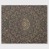 gouden pracht cadeaupapier (Vlak)