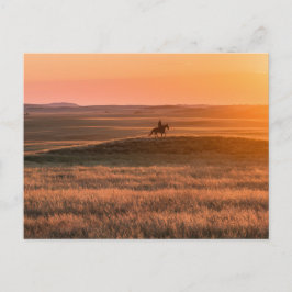 Gouden Prairie-feestuitnodiging - Klassieke wester Briefkaart
