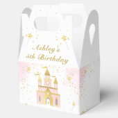 Gouden Prinses Kasteel Verjaardagsfeestgunst Box Bedankdoosjes (Geopend)