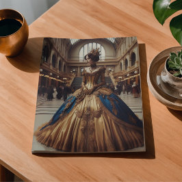 Gouden Prinses Steampunk Victoriaanse Decoupage  Tissuepapier