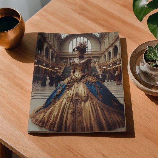 Gouden Prinses Steampunk Victoriaanse Decoupage Tissuepapier