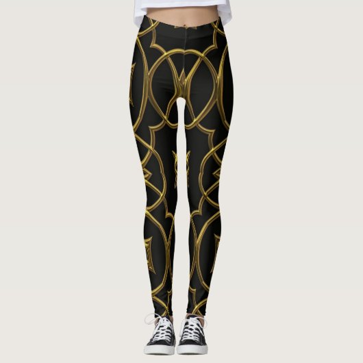 Gouden Prinses Van Krijger Leggings (Voorkant)