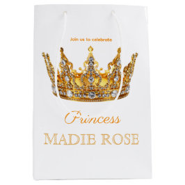 Gouden Prinsessen Kroon Sprookje Verjaardag Medium Cadeauzakje