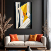 Gouden Prisma Canvas Afdruk