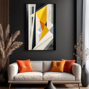 Gouden Prisma Canvas Afdruk