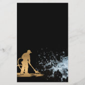 Gouden Professionele Druk Wassen Macht Wassen Flyer (Achterkant)