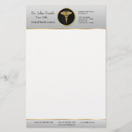 Gouden professionele medische Caduceus - Kantoorar Briefpapier