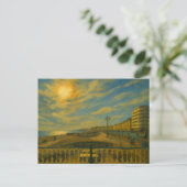 Gouden Promenade - Brighton Seafront Sunset Briefkaart (Staand voorkant)