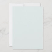 Gouden pruimen waterverf bruiloft kaart (Achterkant)