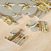 Gouden  puzzel legpuzzel (Zijkant)