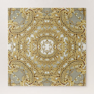 Gouden puzzel legpuzzel