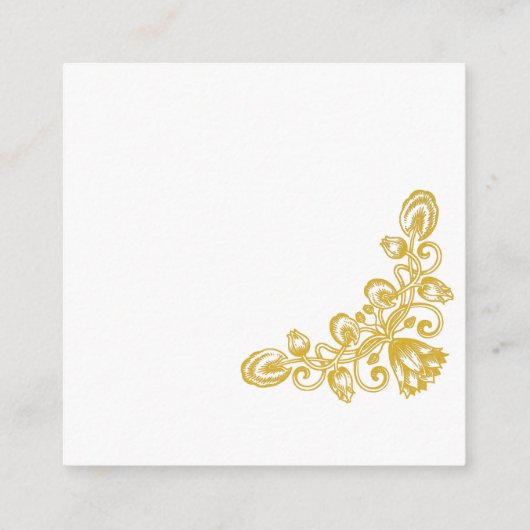 gouden QR-code Informatiekaartje (Achterkant)