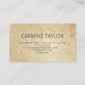 Gouden QR Code Moderne Consultant Visitekaartje (Achterkant)