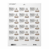 Gouden Quinceañera Meisje Etiket (Full Sheet)