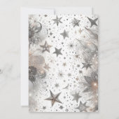 Gouden Quinceañera Meisjes Uitnodiging (Achterkant)