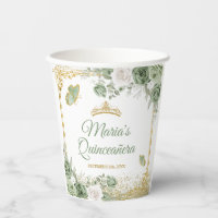 Gouden Quinceañera Sage Groene Kroonvlinder