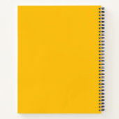 Gouden Radiantie (wit) Notitieboek (Achterkant)