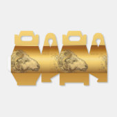 Gouden Ram Chinees Nieuwjaar Zodiac Favor Box Bedankdoosjes (Uitgevouwen)