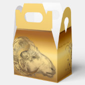 Gouden Ram Chinees Nieuwjaar Zodiac Favor Box Bedankdoosjes (Geopend)