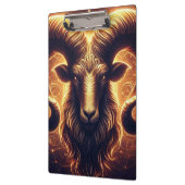 Gouden Ram Sterrenbeeld Symbool Klembord (Links)
