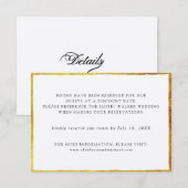 gouden rand lijst Details kaart (Voorkant / Achterkant)