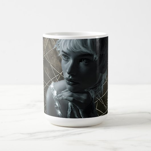 Gouden Raster Muse Koffiemok (Center)