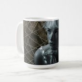 Gouden Raster Muse Koffiemok (Voorkant links)