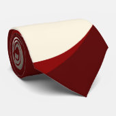 Gouden Ratio Cirkels (rood) Stropdas (Opgerold)