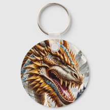 Gouden Realistische Draak