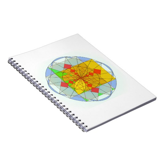 Gouden rechthoekvormen notitieboek (Rechterzijde)