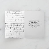 gouden recuperator in het bedrijfspak kaart (Binnen)