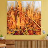 Gouden reflecties Canvasprint Canvas Afdruk (Insitu (Woonkamer))