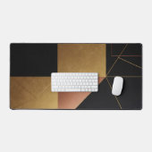 Gouden reflecties geometrie bureaonderlegger bureaumat (Keyboard & Muis)
