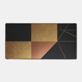 Gouden reflecties geometrie bureaonderlegger bureaumat (Voorkant)