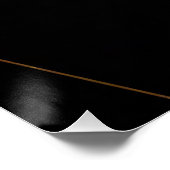 Gouden reflecties geometrie perfect poster (Hoek)