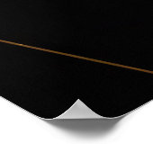 Gouden reflecties geometrie poster (Hoek)