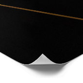Gouden reflecties geometrie poster (Hoek)