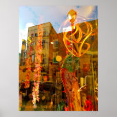 Gouden reflecties op de straten van Philadelphia Poster (Voorkant)