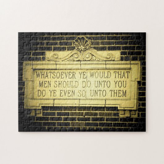 Gouden regel legpuzzel (Horizontaal)