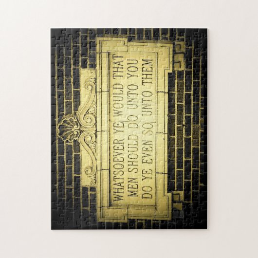 Gouden regel legpuzzel (Verticaal)