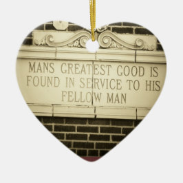 Gouden Regel Oud Engels Keramisch Ornament