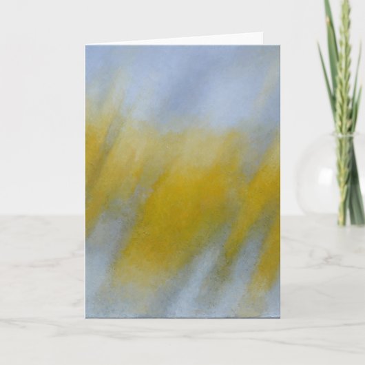 Gouden Regen Feestdagen Kaart (Voorkant)