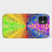 Gouden regenboog damast Case-Mate iPhone case (Achterkant (horizontaal))