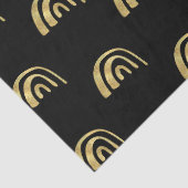 Gouden regenboog en zwart tissuepapier (Detail)