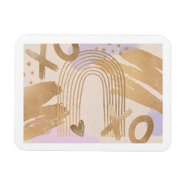 Gouden regenboog XOXO magneet