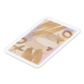 Gouden regenboog XOXO magneet (Linkerzijde)