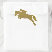 Gouden Reiten Sticker (Tas)